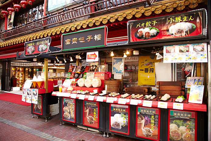 1F 富貴包子楼（点心屋台）