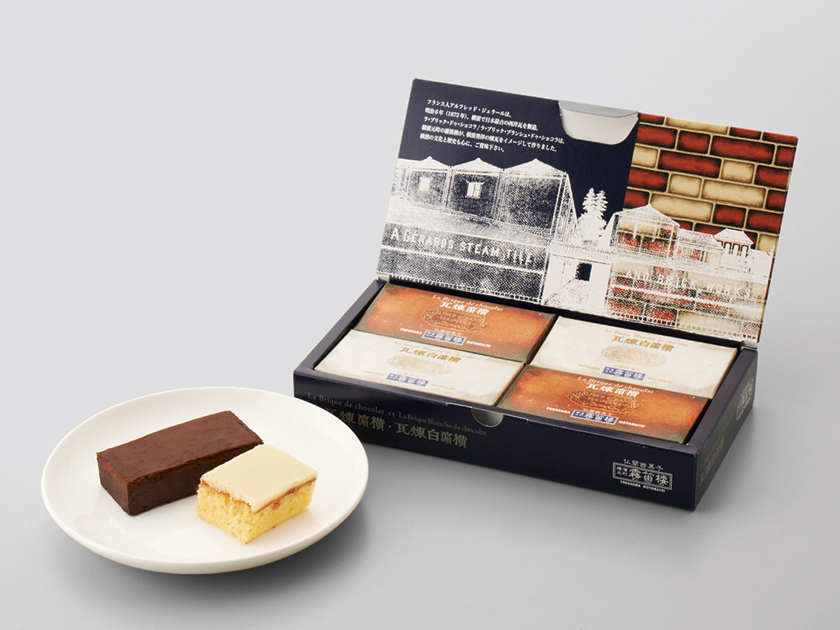 【１F横浜大世界マーケット】元町の老舗・鈴音霧笛楼の大人気商品「横濱煉瓦」と、当店オリジナルの「ふかひれスープ」の試食会を行います。