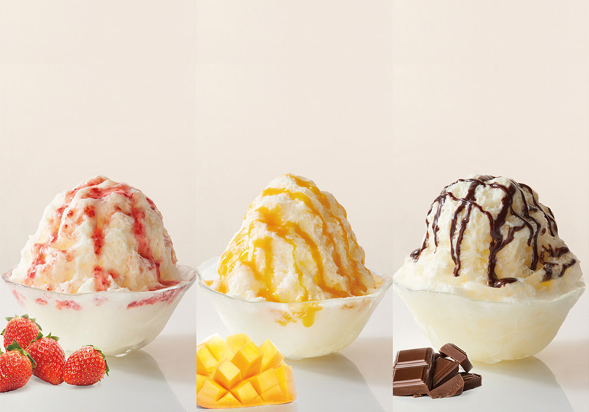 1F 開華楼横浜大世界店のふわふわ食感「台湾かき氷」のご紹介！