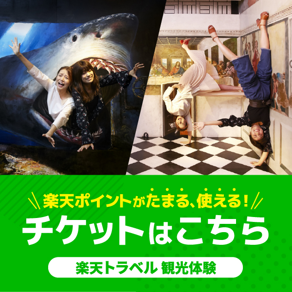 横浜大世界アートリックミュージアム 入場Eチケット(現地販売価格より10%引き)