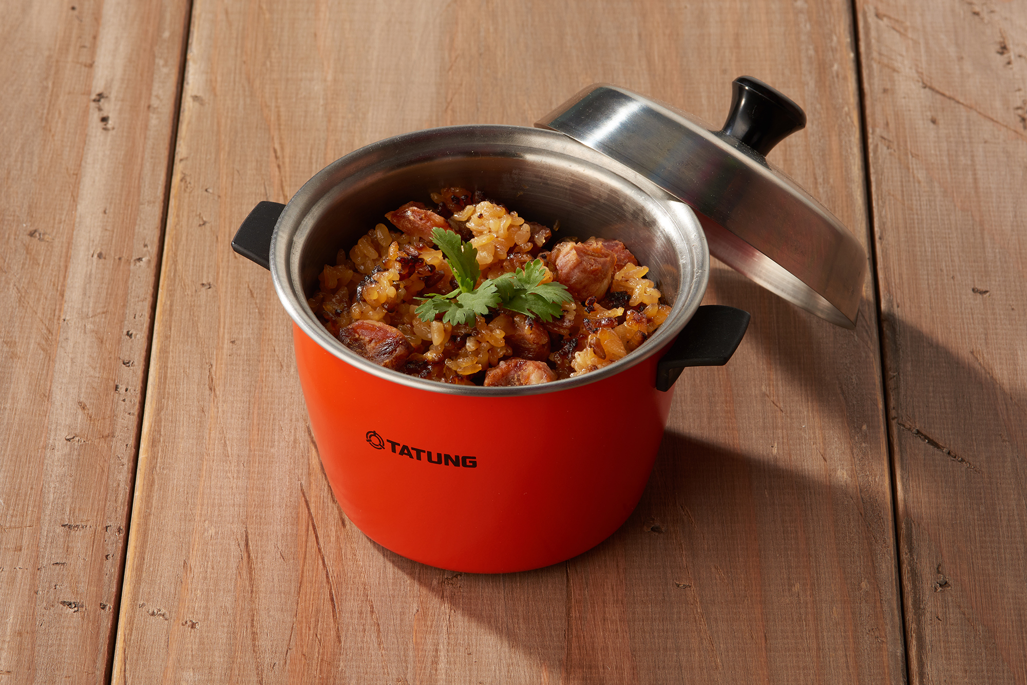 腸詰め炊き込みご飯