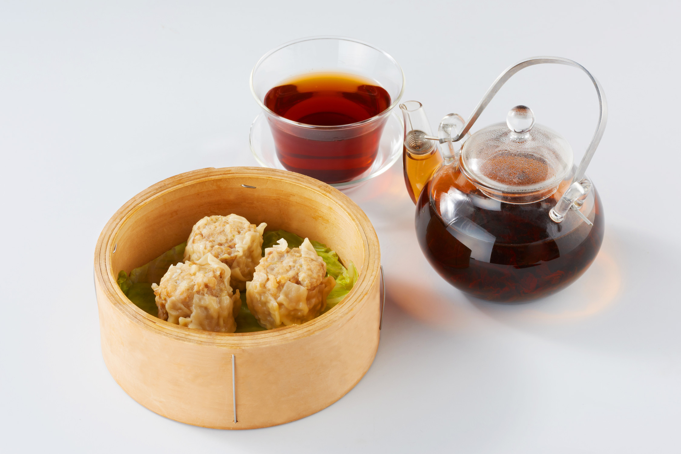 「開華楼」が全面監修開発した「極(きわみ)シュウマイ」をイートインで